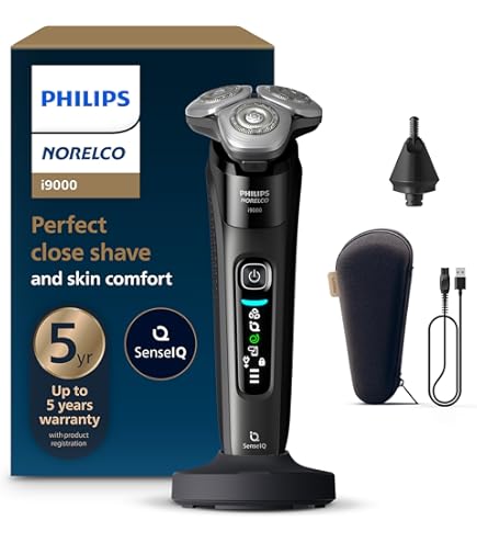 Amazon.com: Philips Norelco Shaver i9000 Prestige Ultra, Wet & Dry